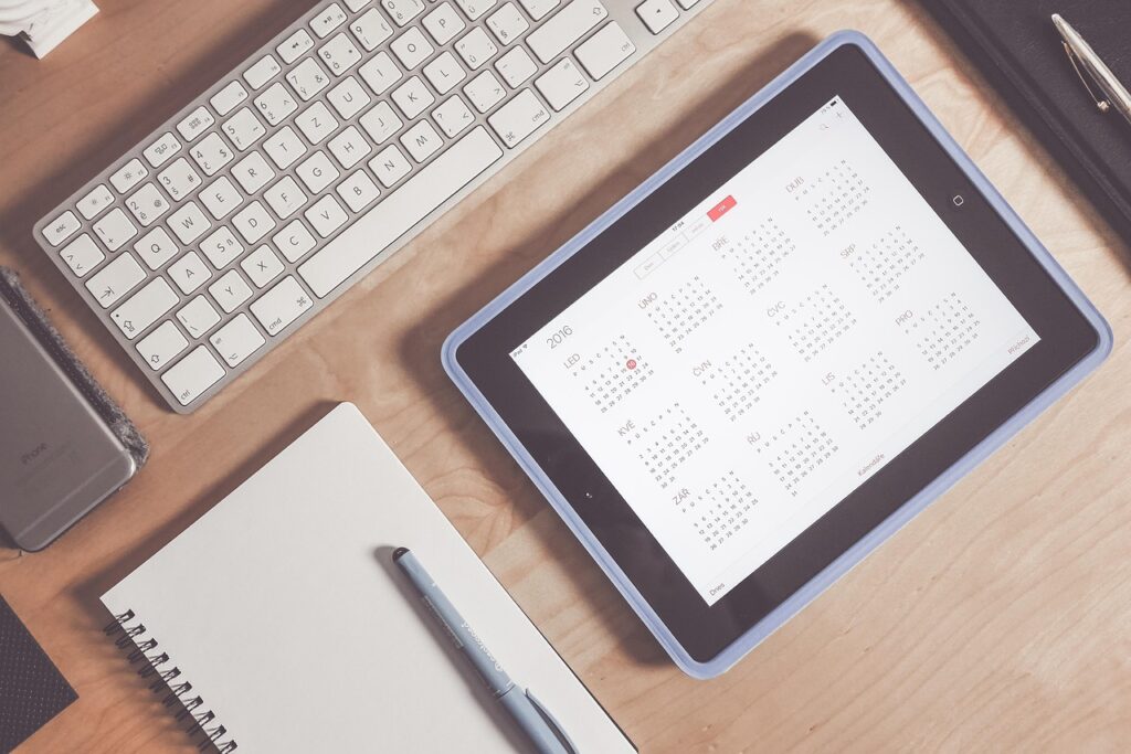 Dollar Cost Averaging in Crypto Explained Simply apple, calendar, desk, ipad, tablet, device, electronics, keyboard, mobile phone, notebook, screen, office, home office, work from home, workspace, flat lay, calendar, calendar, calendar, calendar, calendar